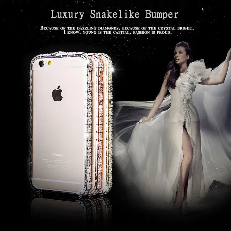 Crystal Diamond Bumper For iPhone - Premium Mobile Phone Cases from Dressmycell.com - Just $19! Shop now at Dressmycell.com Crystal Diamond Bumper For iPhone - Premium Mobile Phone Cases from Dressmycell.com - Just $19! Shop now at Dressmycell.com